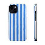 Blue Watercolor Stripe Phone Case — Magnetic Impact-Resistant - Image 25