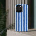 Blue Watercolor Stripe Phone Case — Magnetic Impact-Resistant - Image 21