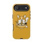Corgi Ramen Phone Case — Cute Dog Noodle Protective Phone Cover - Image 236