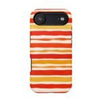 Striped Orange Watercolor Phone Case — Magnetic Impact‑Resistant - Image 59