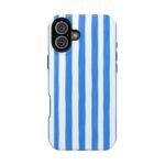 Blue Watercolor Stripe Phone Case — Magnetic Impact-Resistant - Image 79