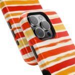 Striped Orange Watercolor Phone Case — Magnetic Impact‑Resistant - Image 49