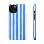 Blue Watercolor Stripe Phone Case — Magnetic Impact-Resistant - Image 4