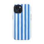 Blue Watercolor Stripe Phone Case — Magnetic Impact-Resistant - Image 49