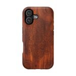 Wood Mandala Phone Case — Magnetic Impact‑Resistant Protective Cover - Image 57