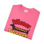 Wiener Winner dachshund hot dog T-shirt | Cute dog typography tee - Image 25