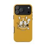 Corgi Ramen Phone Case — Cute Dog Noodle Protective Phone Cover - Image 240