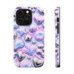 Y2k Iridescent Heart and Star Magnetic Impact Phone Case - Image 10