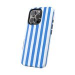 Blue Watercolor Stripe Phone Case — Magnetic Impact-Resistant - Image 86