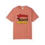 Wiener Winner dachshund hot dog T-shirt | Cute dog typography tee - Image 4
