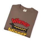 Wiener Winner dachshund hot dog T-shirt | Cute dog typography tee - Image 15