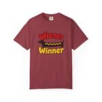 Wiener Winner dachshund hot dog T-shirt | Cute dog typography tee - Image 26