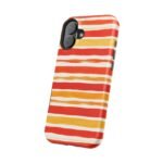 Striped Orange Watercolor Phone Case — Magnetic Impact‑Resistant - Image 45