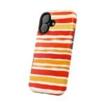 Striped Orange Watercolor Phone Case — Magnetic Impact‑Resistant - Image 36