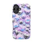 Y2k Iridescent Heart and Star Magnetic Impact Phone Case - Image 79