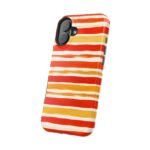 Striped Orange Watercolor Phone Case — Magnetic Impact‑Resistant - Image 42