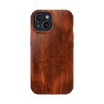 Wood Mandala Phone Case — Magnetic Impact‑Resistant Protective Cover