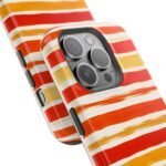 Striped Orange Watercolor Phone Case — Magnetic Impact‑Resistant - Image 23