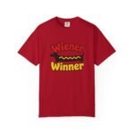 Wiener Winner dachshund hot dog T-shirt | Cute dog typography tee - Image 30