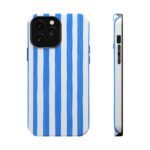Blue Watercolor Stripe Phone Case — Magnetic Impact-Resistant - Image 46