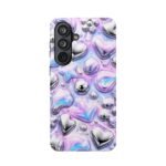Y2k Iridescent Heart and Star Magnetic Impact Phone Case - Image 106