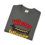 Wiener Winner dachshund hot dog T-shirt | Cute dog typography tee - Image 17
