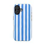 Blue Watercolor Stripe Phone Case — Magnetic Impact-Resistant - Image 102