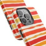 Striped Orange Watercolor Phone Case — Magnetic Impact‑Resistant - Image 25