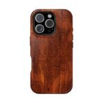 Wood Mandala Phone Case — Magnetic Impact‑Resistant Protective Cover - Image 47