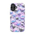 Y2k Iridescent Heart and Star Magnetic Impact Phone Case - Image 82