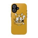 Corgi Ramen Phone Case — Cute Dog Noodle Protective Phone Cover - Image 159