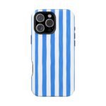 Blue Watercolor Stripe Phone Case — Magnetic Impact-Resistant - Image 97