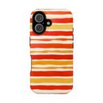 Striped Orange Watercolor Phone Case — Magnetic Impact‑Resistant - Image 35