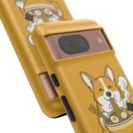 Corgi Ramen Phone Case — Cute Dog Noodle Protective Phone Cover - Image 156