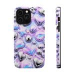 Y2k Iridescent Heart and Star Magnetic Impact Phone Case - Image 19