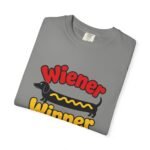 Wiener Winner dachshund hot dog T-shirt | Cute dog typography tee - Image 23
