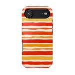 Striped Orange Watercolor Phone Case — Magnetic Impact‑Resistant - Image 58