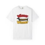 Wiener Winner dachshund hot dog T-shirt | Cute dog typography tee