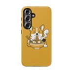 Corgi Ramen Phone Case — Cute Dog Noodle Protective Phone Cover - Image 213