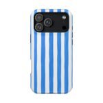 Blue Watercolor Stripe Phone Case — Magnetic Impact-Resistant - Image 107