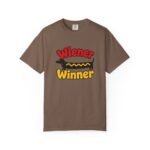 Wiener Winner dachshund hot dog T-shirt | Cute dog typography tee - Image 14