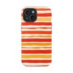 Striped Orange Watercolor Phone Case — Magnetic Impact‑Resistant - Image 20