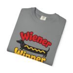 Wiener Winner dachshund hot dog T-shirt | Cute dog typography tee - Image 19