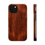 Wood Mandala Phone Case — Magnetic Impact‑Resistant Protective Cover - Image 4