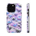 Y2k Iridescent Heart and Star Magnetic Impact Phone Case - Image 40