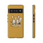 Corgi Ramen Phone Case — Cute Dog Noodle Protective Phone Cover - Image 91