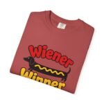Wiener Winner dachshund hot dog T-shirt | Cute dog typography tee - Image 29