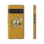 Corgi Ramen Phone Case — Cute Dog Noodle Protective Phone Cover - Image 87