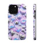 Y2k Iridescent Heart and Star Magnetic Impact Phone Case - Image 46