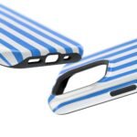 Blue Watercolor Stripe Phone Case — Magnetic Impact-Resistant - Image 88